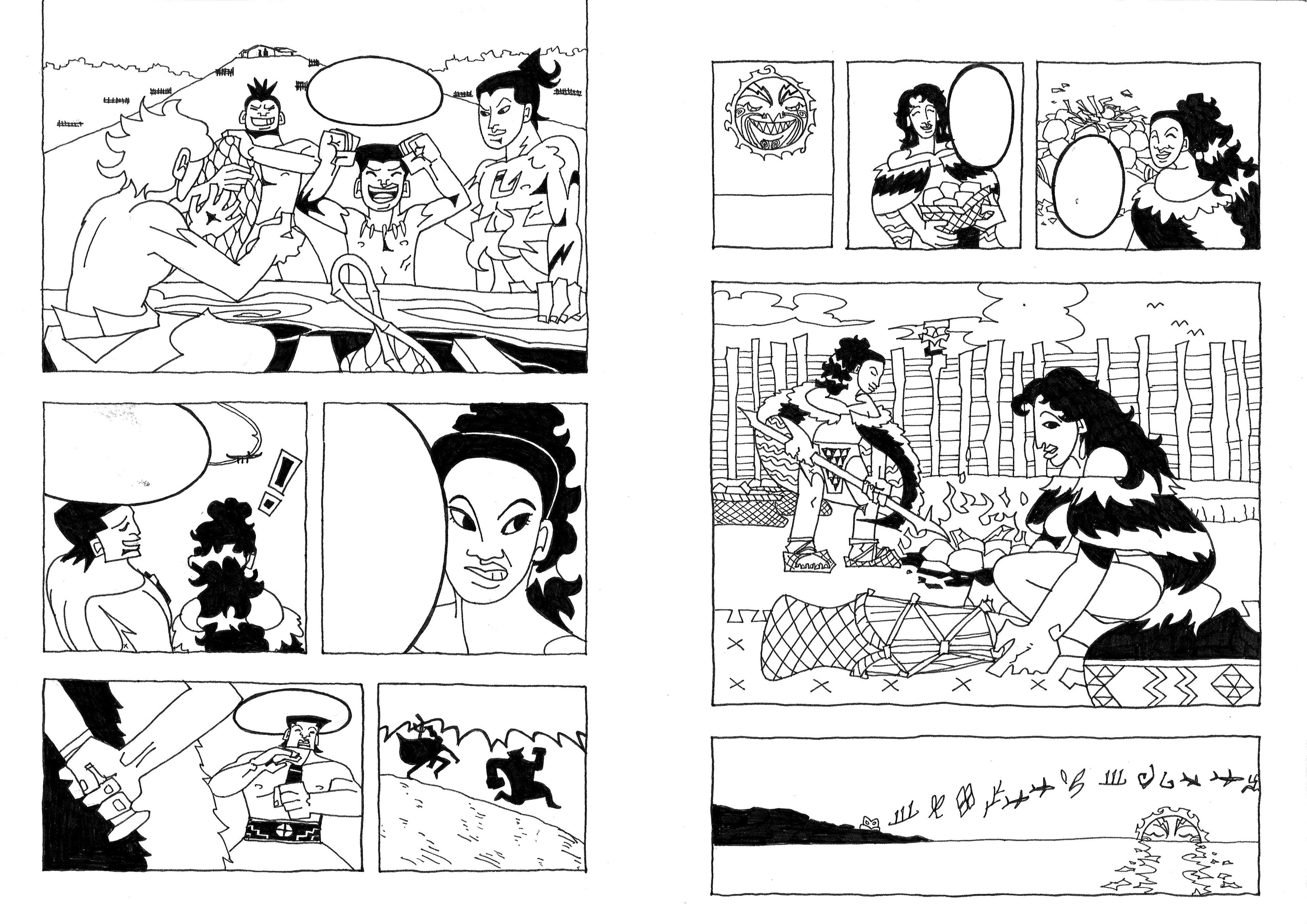 Rona & the Moon Zine (short form comic) Ver. 1