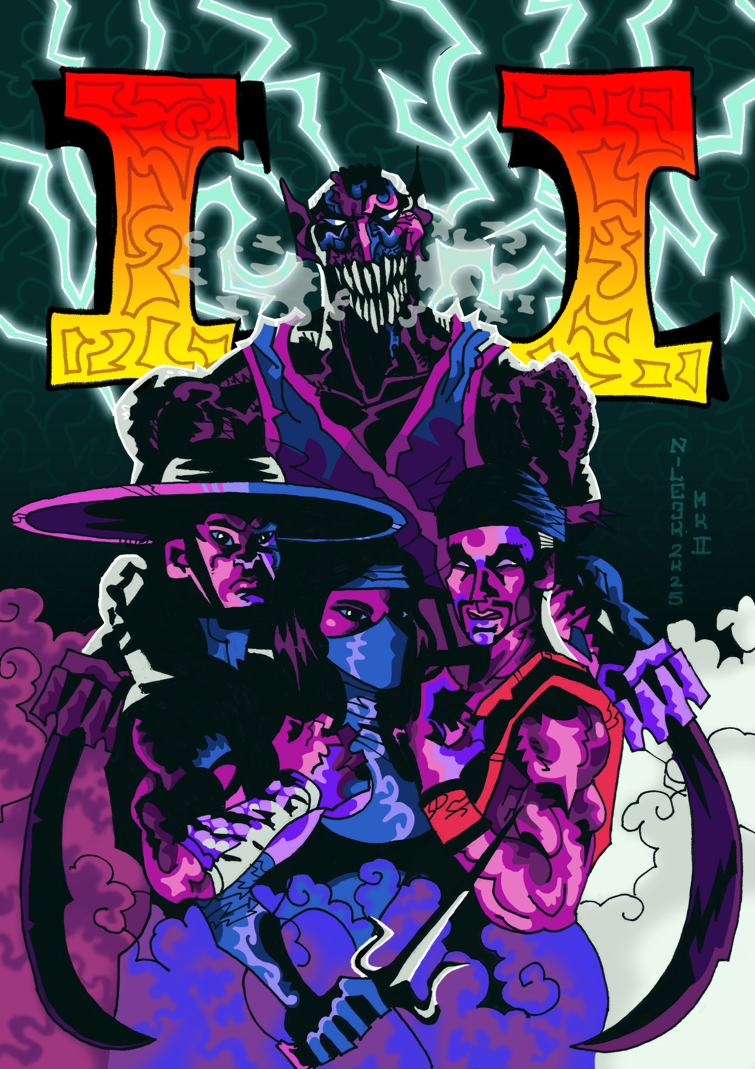 Mortal Kombat II A4 Print