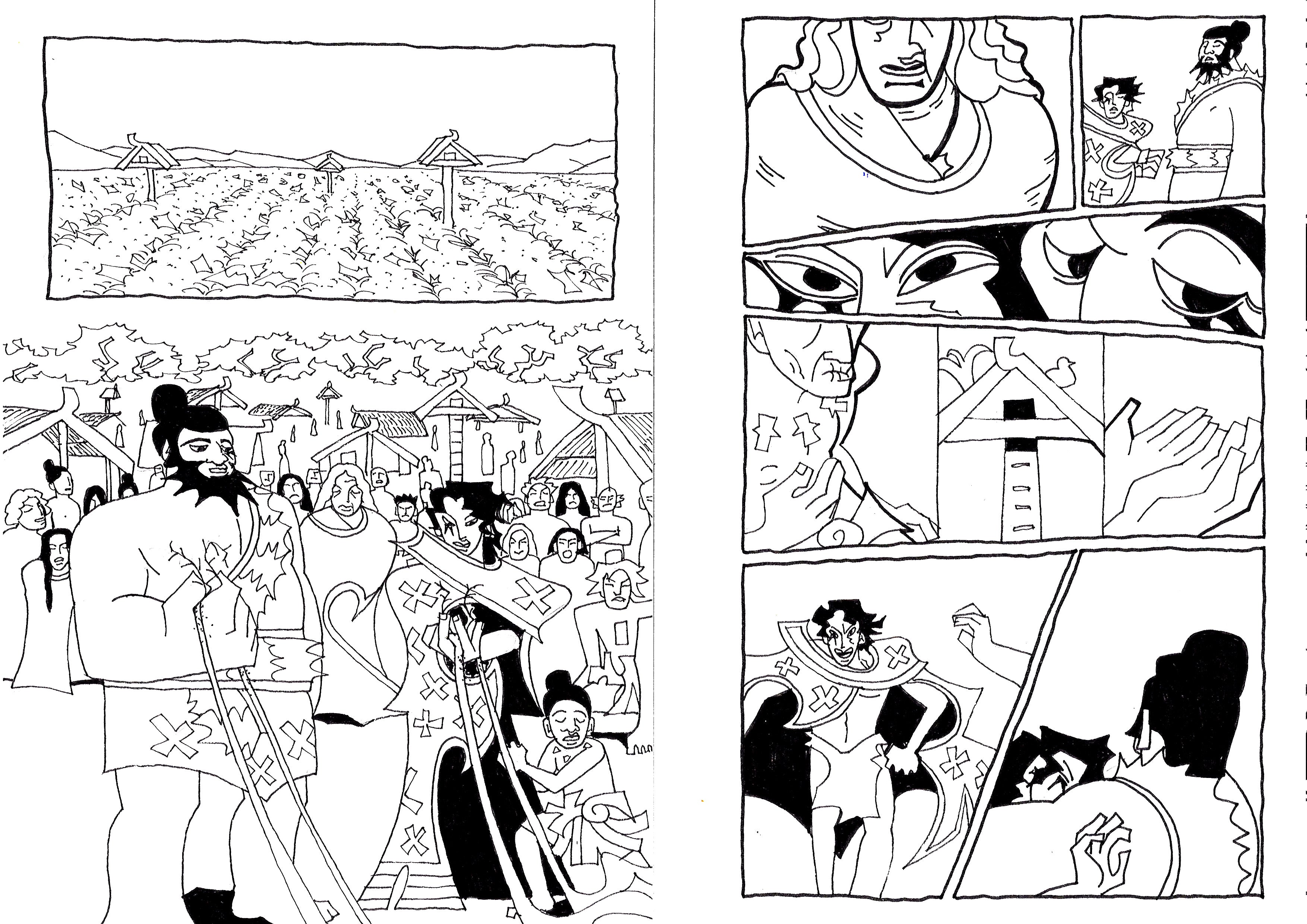 Tamarau & Rāwaho: Mauri of the Kumara Zine (short form comic) Ver. 2